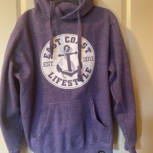 Purple east coast lifestyle hoody